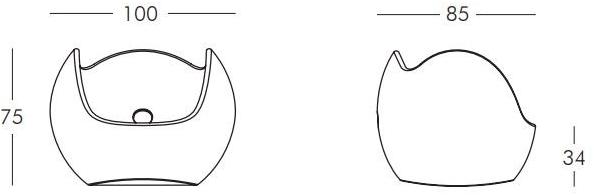 SLIDE Кресло-качалка из полиэтилена Blos sun-id-1478271 - Вид №6