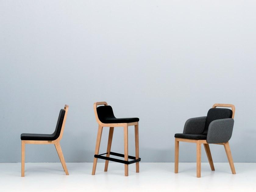 Anesis Табурет из ясеня с подставкой для ног  St12/st13  - Вид №6