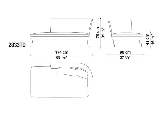 Мягкая спальная кровать Maxalto ARCH-00093558 - Вид №4