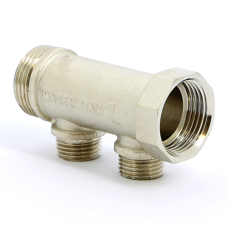 Коллектор НВ 1" никелированный ITAP 2 выхода 1/2"Н 38мм 45512 - Вид №4