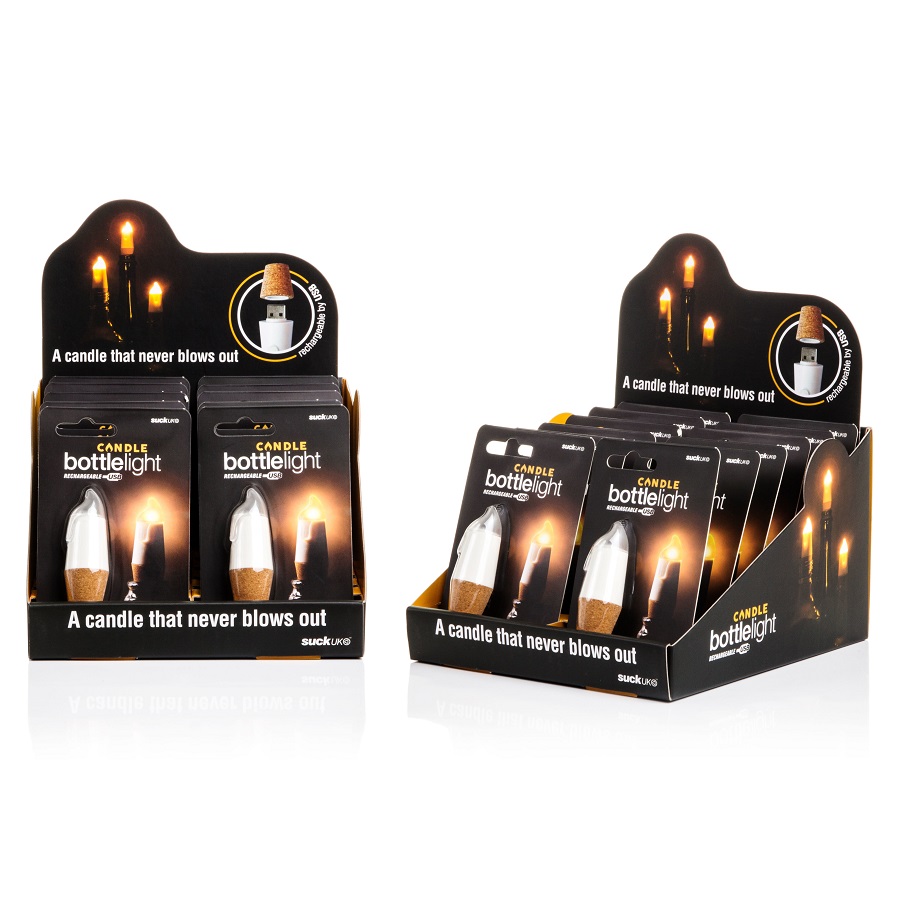 SK LIGHTCANDLE1 Бутылочная пробка Пластмассовая SUCK UK Великобритания  - Вид №13