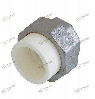 Муфта разъемная KALDE ECO D25х3/4" ВР белая 3272TUF250C00