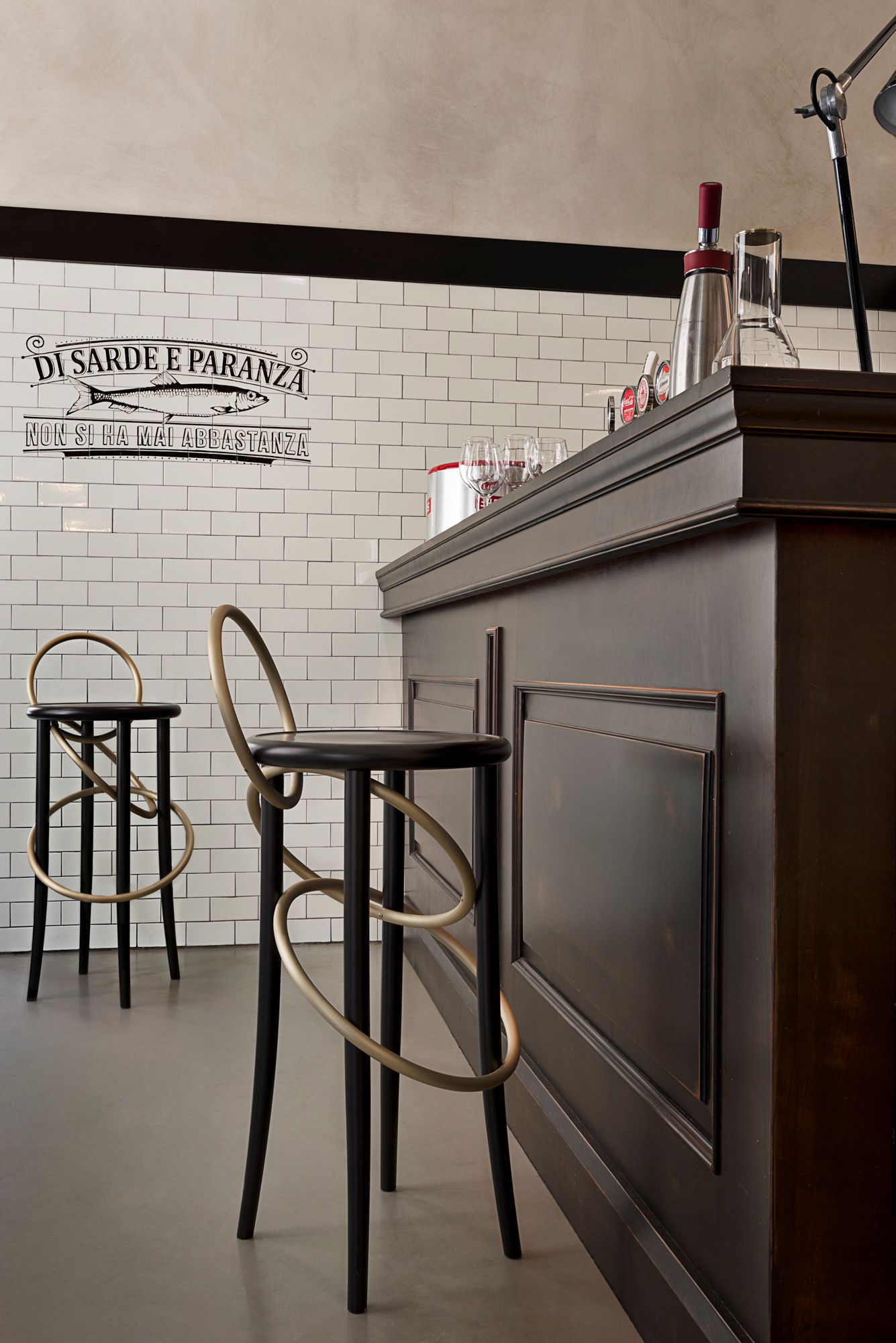 Высокий деревянный барный стул Wiener GTV Design CIRQUE ARCH-00149585 - Вид №7