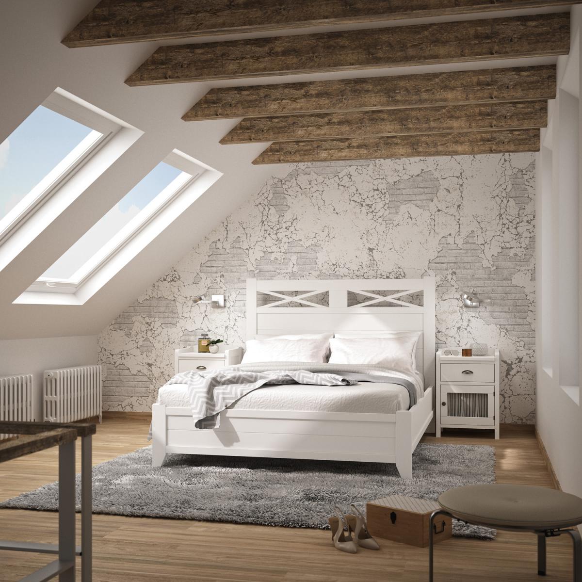 090615 Прикроватная тумба правосторонняя дверца Grupo Seys Verona Santreyd - Вид №3