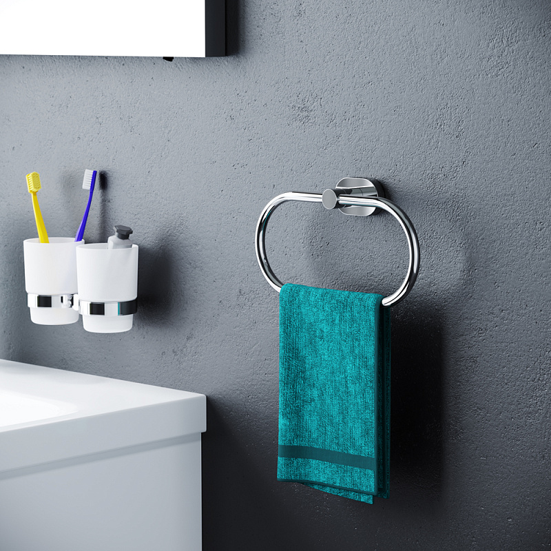 A7434400 L Кольцо для полотенец хром AM.PM Sense - Вид №2