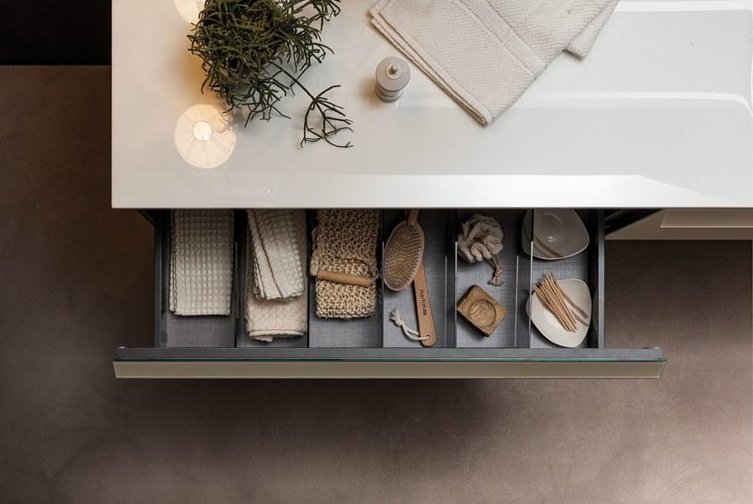 ARTELINEA Настенная тумба под умывальник с ящиками  Al 577  - Вид №2