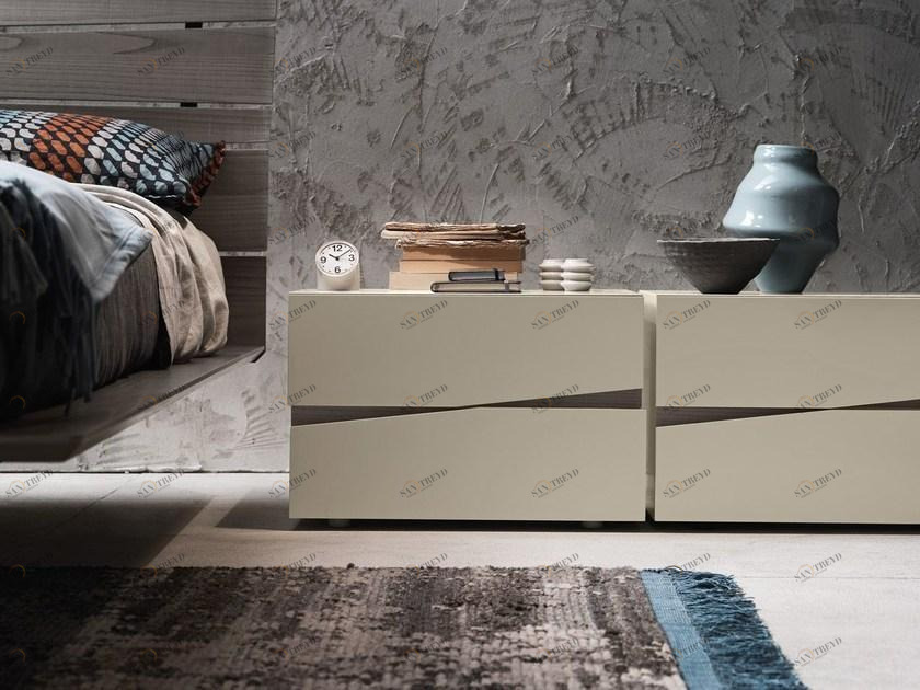 Presotto Прикроватная тумбочка из лакированной древесины в современном стиле Jazz sun-id-1497207