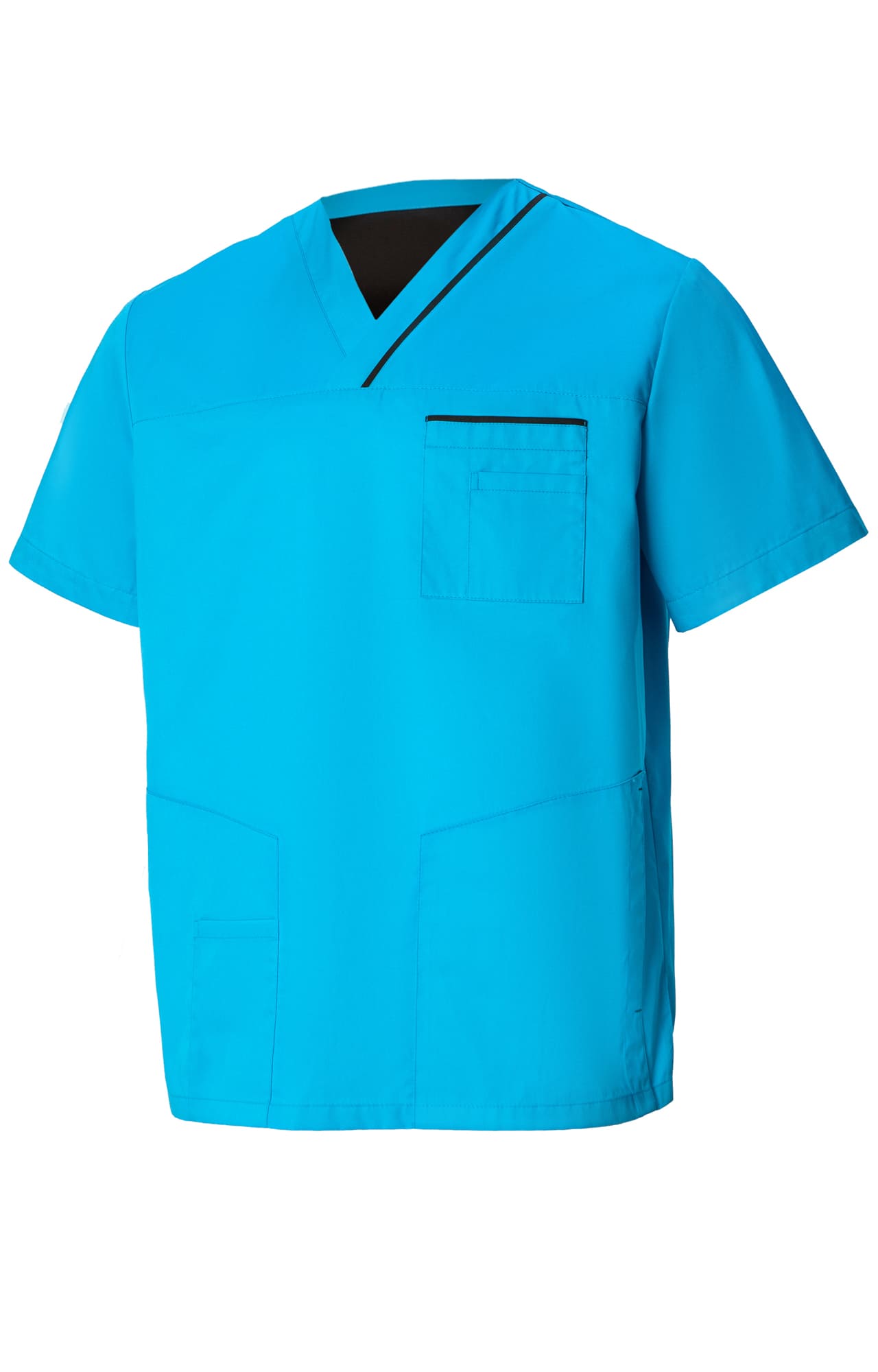 5040180 Куртка ОРИОН мужская бирюза черная  Медицинская одежда  размер 44-46/182-188 Спецодежда 