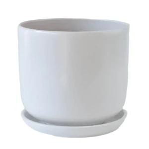 Горшок для цветов Шайн Ø12 h10.5 см v0.8 л керамика белый
