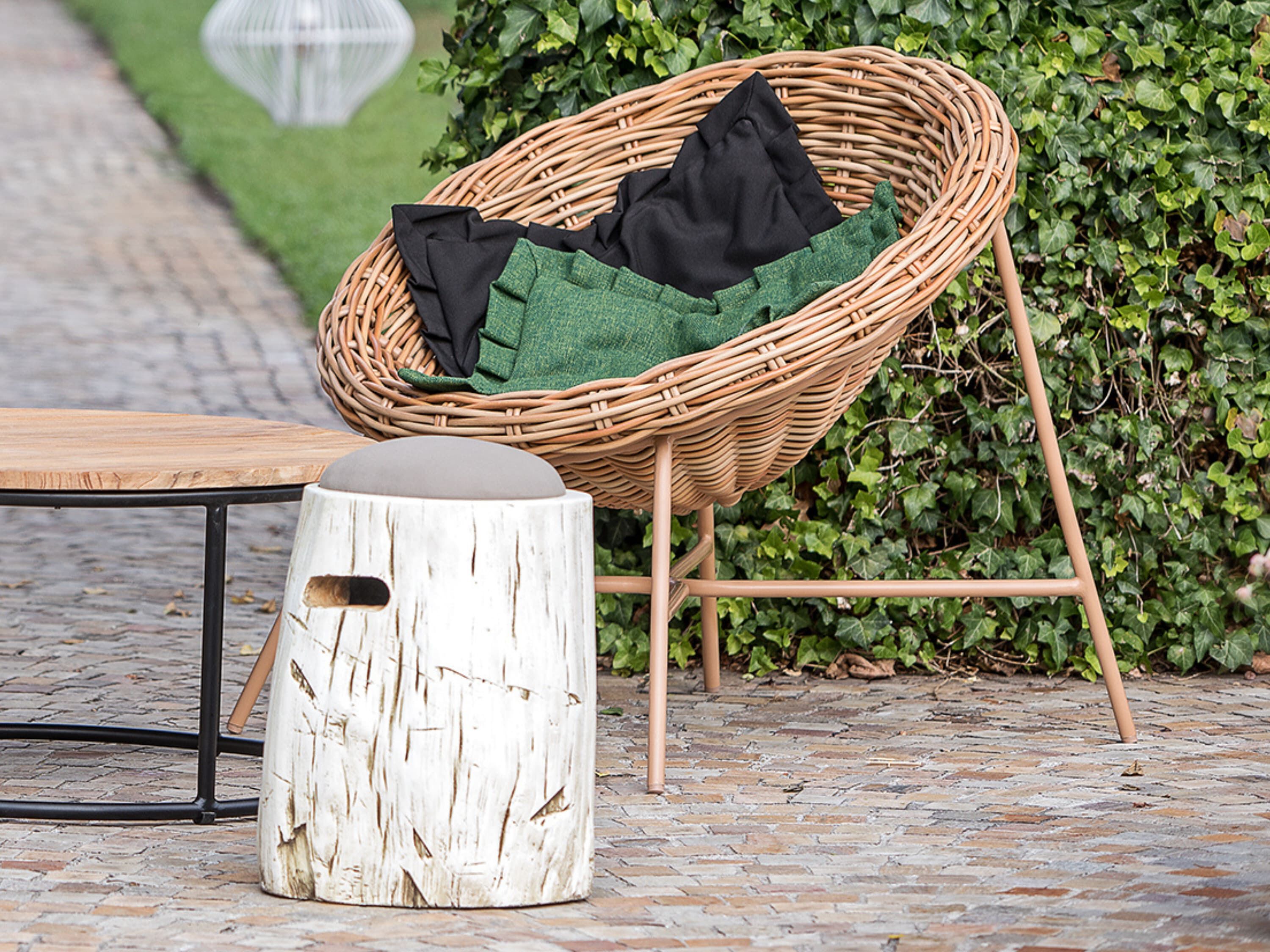 Низкий садовый стул из тикового дерева cbdesign Sauvage ARCH-00061901 - Вид №2