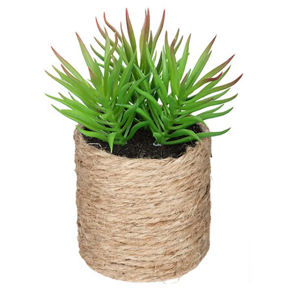 82733287 Горшок с искусственным растением с веревкой ø12 см высота 16 см STLM-0831746 Santreyd  - Вид №9