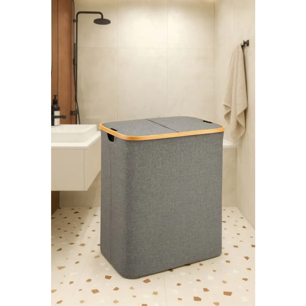 Корзина для белья Сахалин 106 л цвет серый Santreyd STLM-2006824 - Вид №3