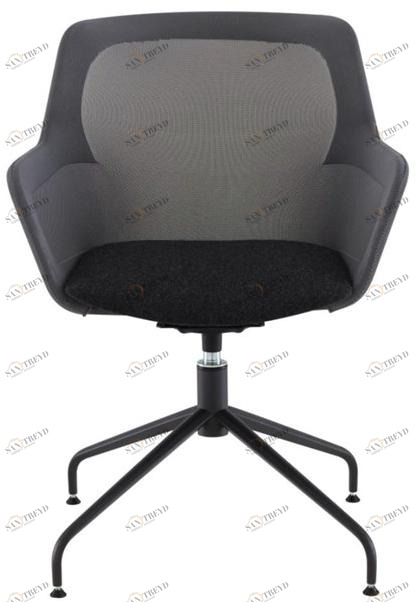 Ligne Roset Вращающееся кресло из ткани с 4 спицами и подлокотниками Piccione 10261480