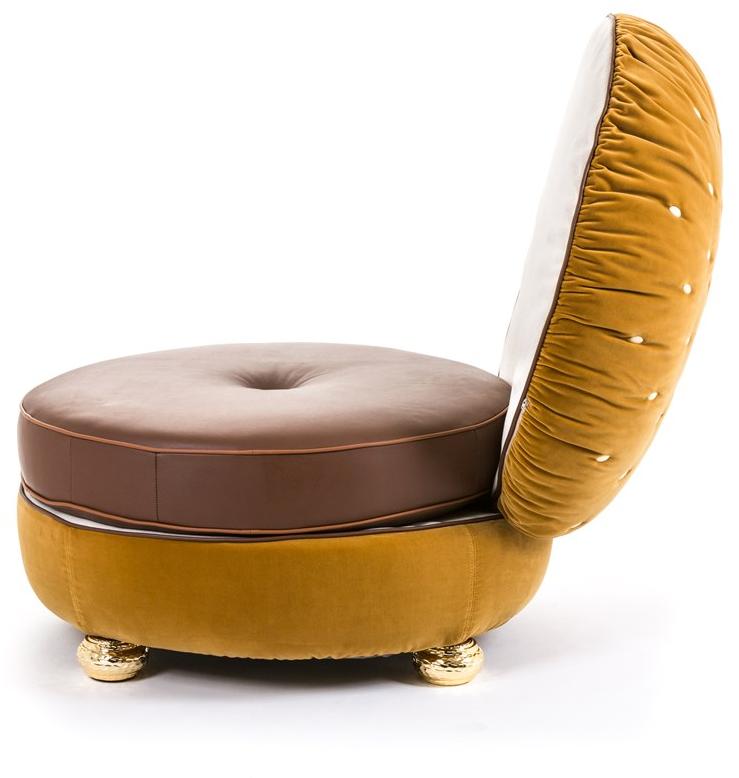 Seletti Кресло с тканевой обивкой Hot dog sofa & burger chair sun-id-1387951 - Вид №6