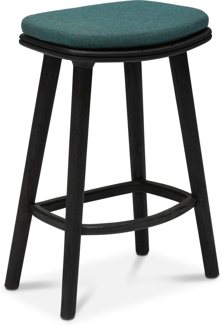 Табурет 61 teak nero Manutti Solid MNST06 - Вид №1