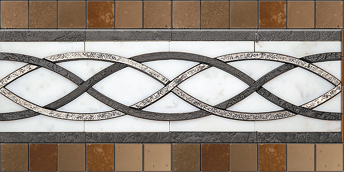 БОРДЮР ИЗ МРАМОРА EP-6 SKALINI ORNAMENTAL EP6 - Вид №1