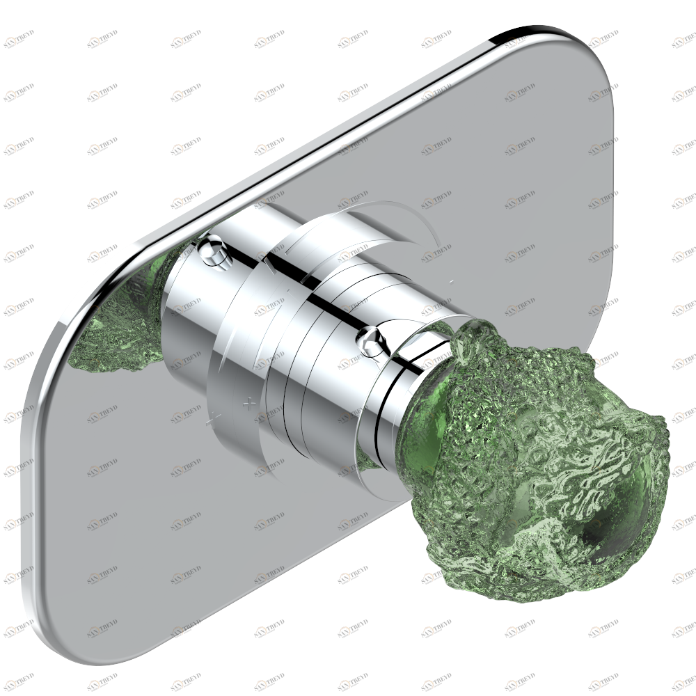 U5H-5100B Ручка регулировки для термостата THG, арт.5100A 1/2" и 5200A 3/4" Thg-paris Jade Dragon Хром U5H 5100B  A02 CAT.A