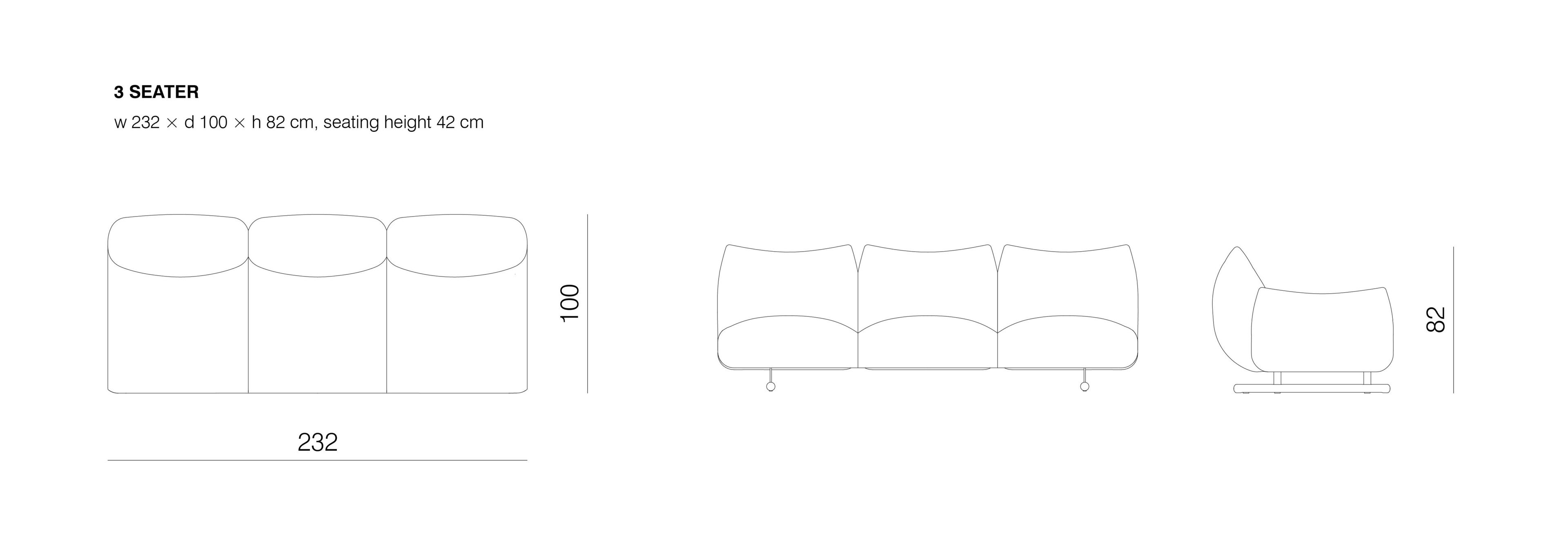 Угловой диван из ткани prostoria Buffa ARCH-00086195 - Вид №4