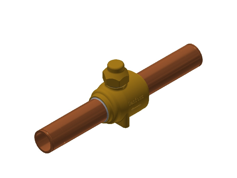 Danfoss GBCH — Запорные шаровые краны для CO2 90 бар GBC 6s H Кран запорный шаровой 009L7581  - Вид №10