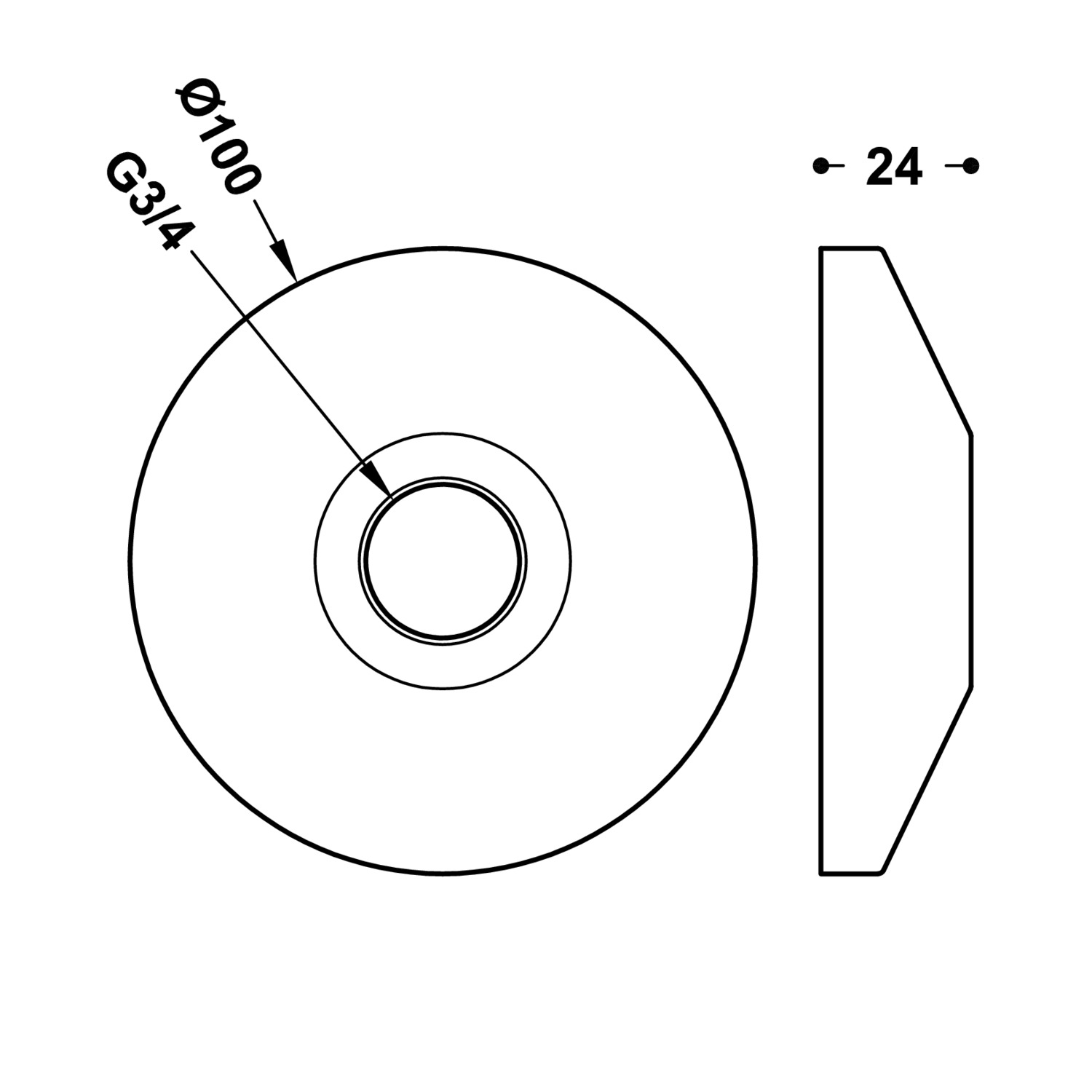 Накладка для специального смещения-9134788 TRES RICAMBI - Вид №1