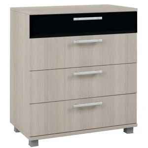 91732194 Комод Гк Аквилон JAGGER 3D2S 4 ящика 80x45x89 Плита ДСП цвет кашемир STLM-1406510