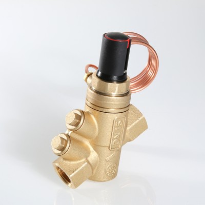 VT.043.G.0602 Автоматический регулятор перепада давления регулируемый Valtec 1”, 10-60 кПа, 15-6000 л/ч, с имп. трубкой 1 м  - Вид №7