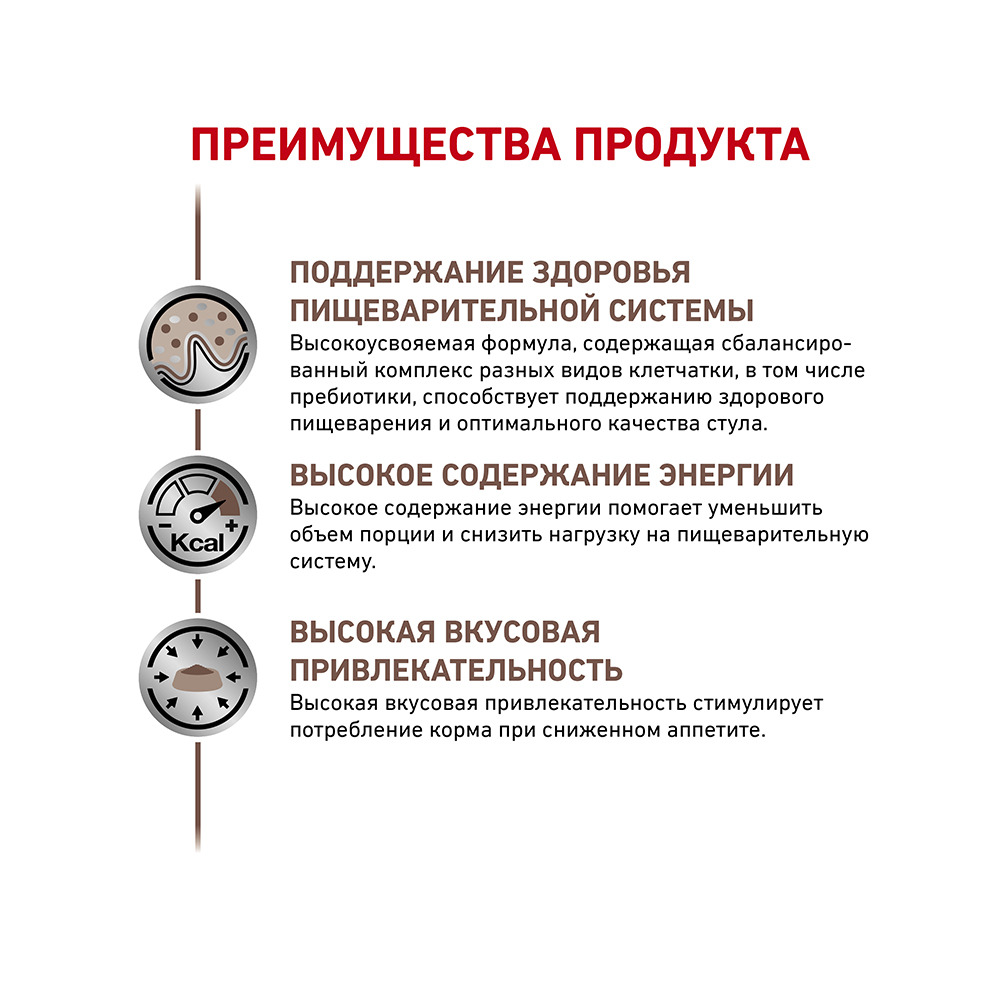 Т0055618 Корм для собак Vet Diet Gastro Intestinal при нарушении пищеварения, птица конс .400г ROYAL CANIN  - Вид №2