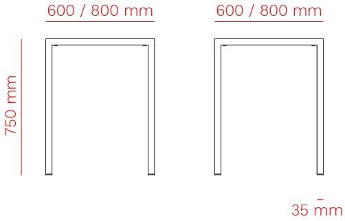 Mara Садовый стол из металла квадратный  222  - Вид №7