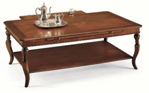 SCAPPINI & C Прямоугольный деревянный журнальный столик с вещевым ящиком 35th anniversary 982