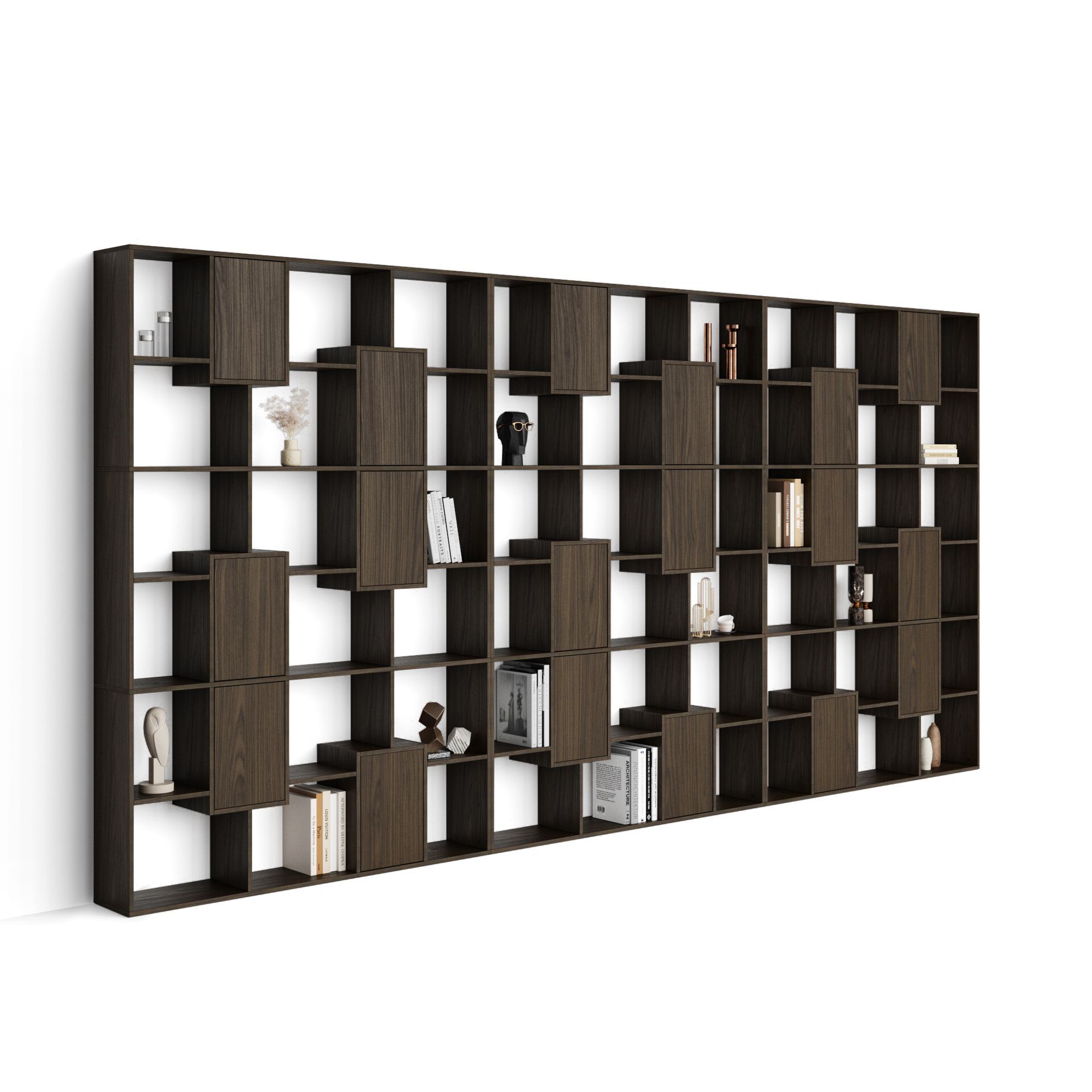 Настенный книжный шкаф из меламиновой ткани Mobili Fiver IACOPO ARCH-00104548 - Вид №4