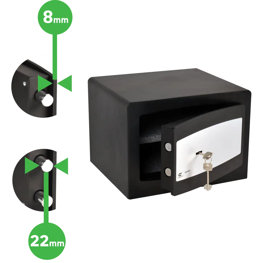 Сейф мебельный Standers N3, ключевой замок, 20 л STLM-2057601 - Вид №10