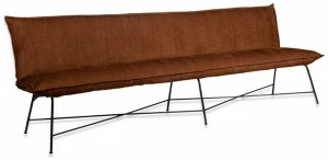 Jess Скамья из ткани со спинкой Vidar