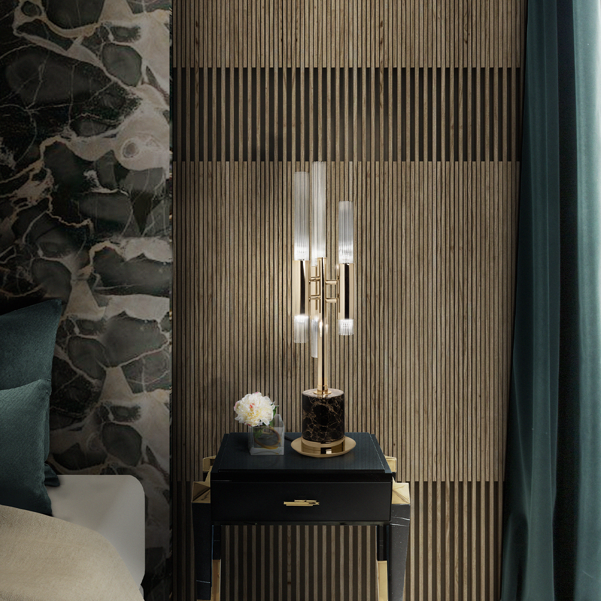 Люстры Waterfall Table Lamp Covethouse LUXXU  - Вид №1