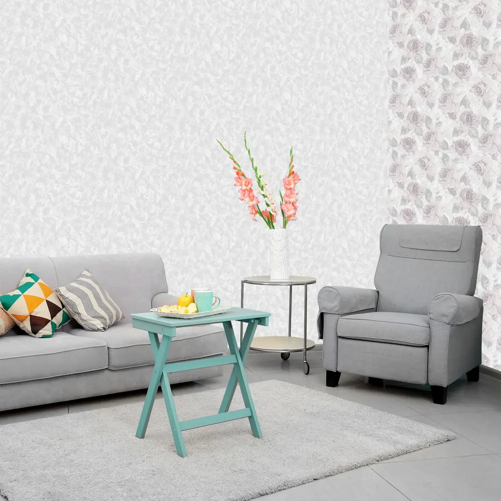 Обои флизелиновые Розы серые 0.53 м 70106-140 Santreyd STLM-2179758 - Вид №3