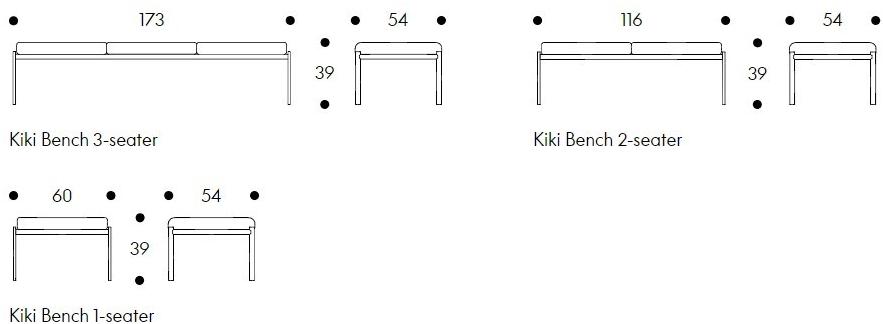 Artek Мягкая скамья из ткани Kiki sun-id-1375857 - Вид №7