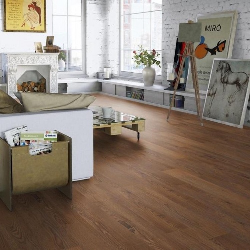 Виниловый ламинат Tarkett New Age Exotic Дуб с брашью (Текстурированная) 914,4х152,4/101,6 мм 1000901201 - Вид №6