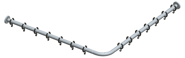 14939011200 Набор штанг для душевых занавесок KEUCO Plan - Вид №1