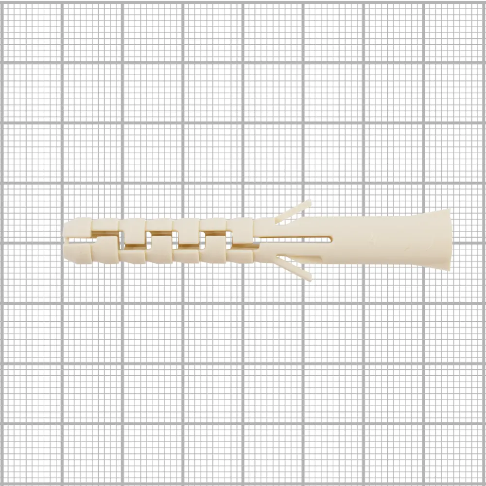 Дюбель для полнотелых материалов PND-8L 8x65 мм нейлон цвет бежевый 20 шт ЕВРОПАРТНЕР STLM-2050011 - Вид №2