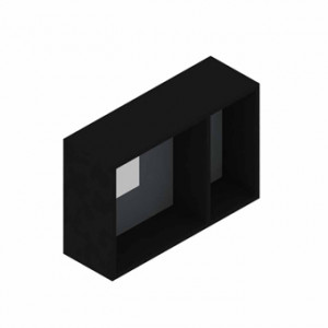 8MP503NE Полка со встроенным зеркалом Kos by Zucchetti furniture