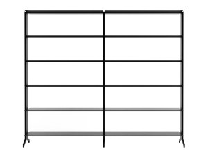 Алюминиевый модульный книжный шкаф