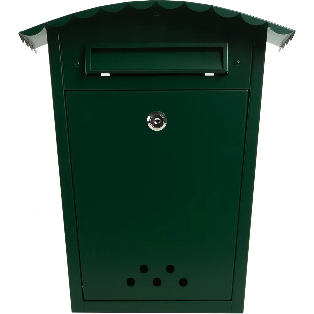 Почтовый ящик «Волна», нержавеющая сталь, цвет тёмно-зелёный Santreyd STLM-2114104 - Вид №2