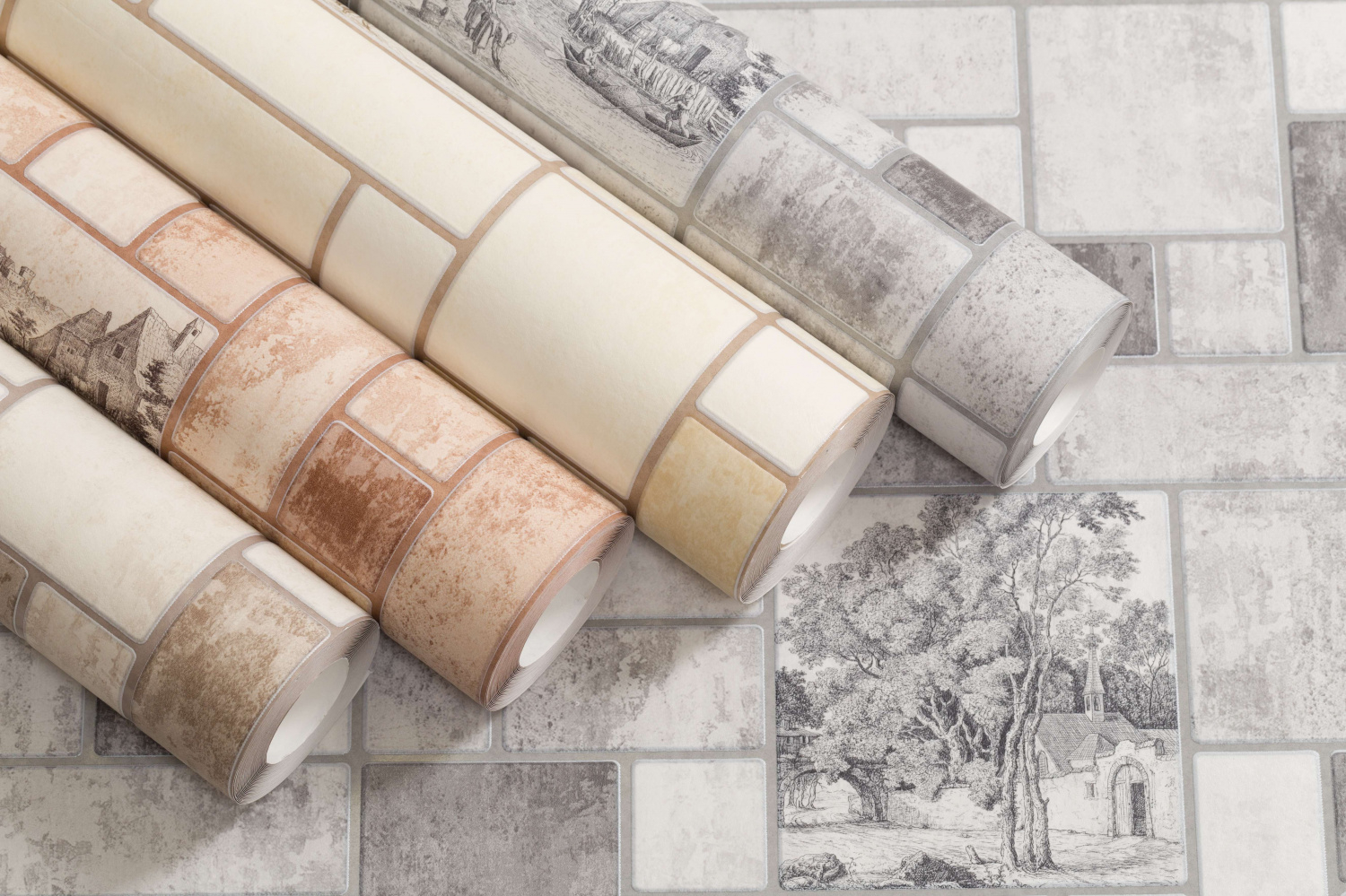 Рулон обоев основа Бумажная HC11011-21 Home Color Мин. заказ 16 рулонов HC1101121 - Вид №1
