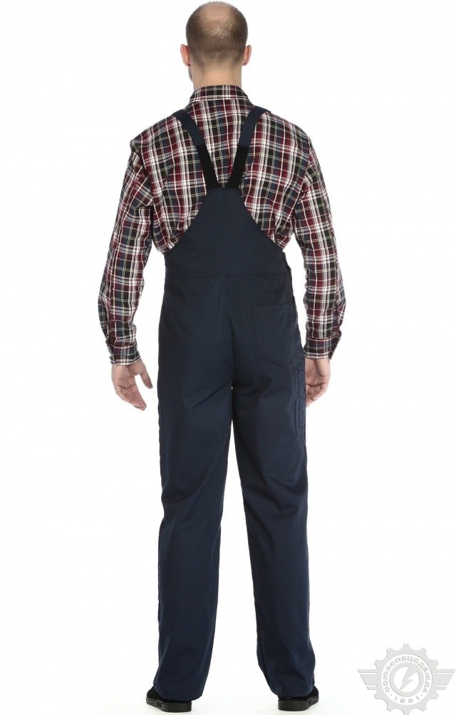 5022573 Полукомбинезон "Эксперт-2" темно-синий  Летняя спецодежда  размер 40-42/158-164  - Вид №5