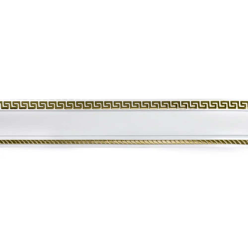 Бленда Тесей пластик 2 м цвет белый/золото Santreyd STLM-2153533 - Вид №1