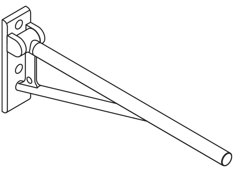 900.50B21740 опорная ручка HEWI Stützen  - Вид №3