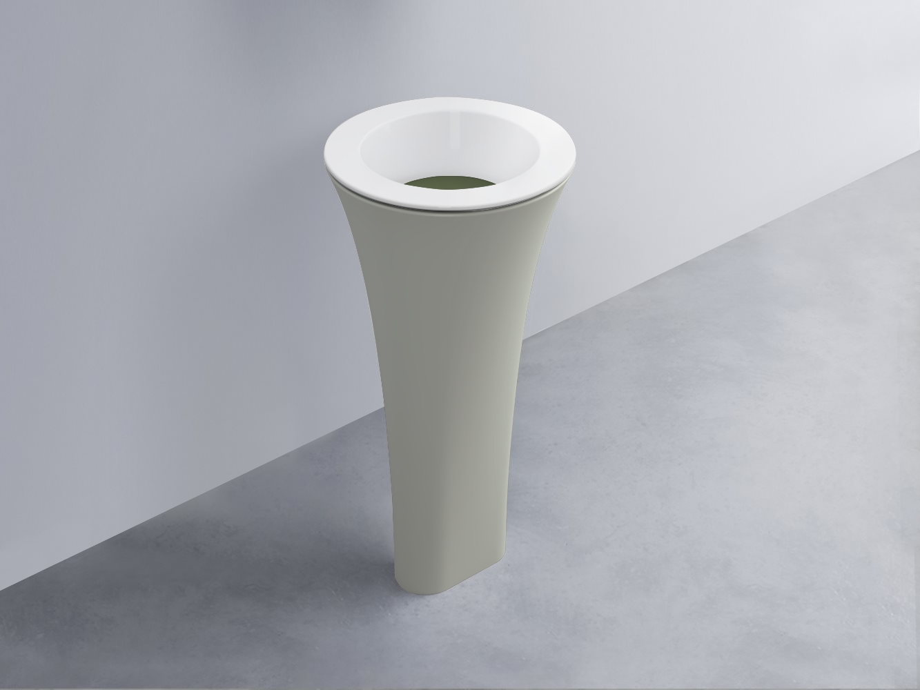 AMLA45-BL+AMPILT-AG+AMCOLT-PM Раковина Amedeo Tondo отдельностоящая cielo Enjoy + Amedeo Ceramica Cielo