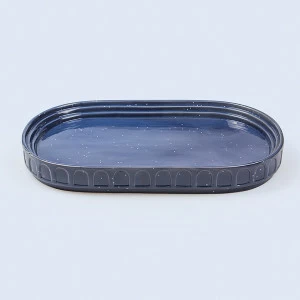 Блюдо сервировочное керамическое синее Hestia DOIY ДИЗАЙНЕРСКИЕ 00-3870118 Синий