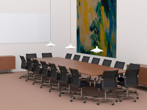 5-спицевое регулируемое по высоте офисное кресло с колесами