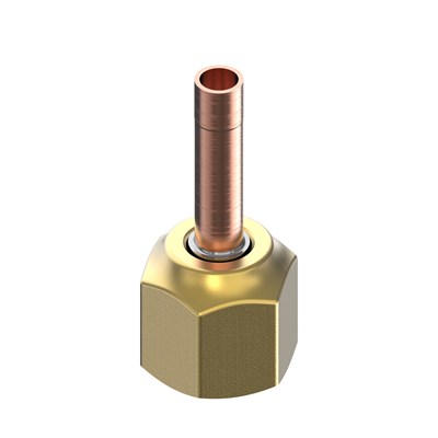 Danfoss Гайки и адаптеры для клапанов T2/TE2 и клапанов TE 5 - 55 Адаптор под пайку для Т2/TE2 068-2061 