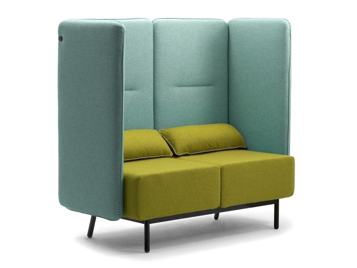 2-местный огнестойкий тканевый диван с USB-разъемом Leyform Around ARCH-00007495 - Вид №3